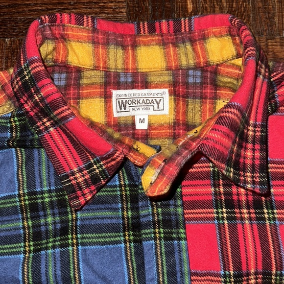 Engineered Garments Workaday Plaid Button Down M - Picture 6 of 8